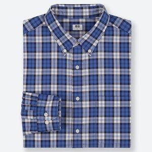 UNIQLO Men Broadcloth Long-Sleeve Shirt